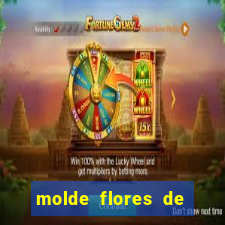 molde flores de papel para imprimir